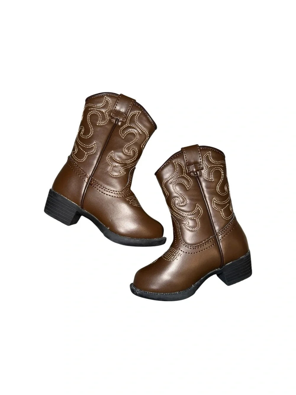 Canyon Trails Cowboy-Cowgirl Boots unisex Vegan leather, stylish stitched design